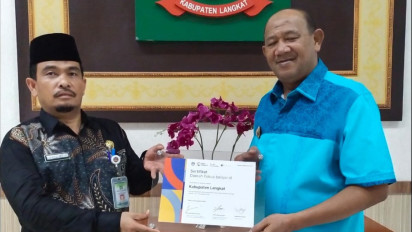 Pendidikan di Langkat Raih Peringkat Pertama Sertifikat Daerah Fokus Belajar dari Kemendikbudristek RI