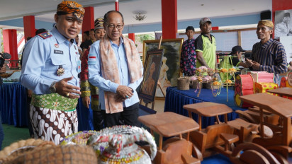 Hampir Rp1 Miliar, Penjualan Produk Karya Narapidana dari Jatim Paling Laris se-Indonesia