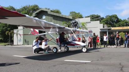 Keren! Warga Temanggung Ciptakan Pesawat Aerotek X1 Multifungsi