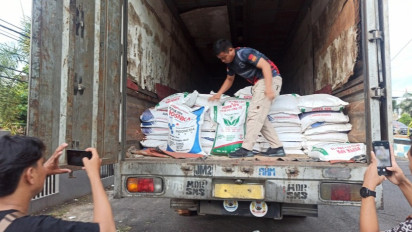 20 Ton Pupuk Diduga Palsu Dalam Truk Kontainer Diamankan Polda Bengkulu
