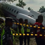 KNKT Mulai Selidiki Penyebab Pesawat Tergelincir di Morowali