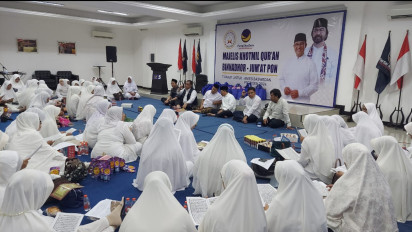 Ketuk Pintu Langit untuk Menangkan Anies Jadi Presiden 2024, Nasdem Jatim Gelar Tirakatan