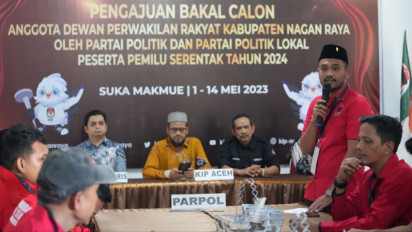 Daftarkan 25 Bacaleg, PDIP Nagan Raya Minta KIP Profesional, Jujur dan Adil