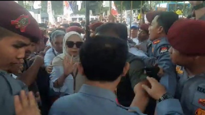 Tak Hanya Adu Mulut saat Gerindra Daftarkan Bacaleg, Petugas Pamdal KPU RI Juga Dorong-Dorongan dengan Habiburokhman