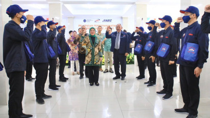 Banyak Peminat, Menaker Lepas Peserta Pemagangan ke Jepang