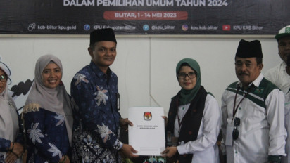 Belum Penuhi Syarat, KPUD Kabupaten Blitar Kembalikan Berkas PKB