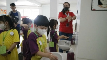 Ratusan Anak di Sidoarjo, Ikuti Edukasi Pola Hidup Bersih dan Sehat Sejak Dini