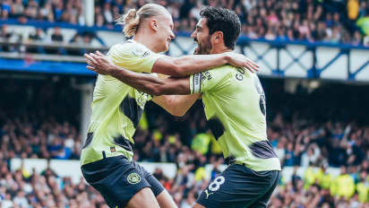 Hasil Everton Vs Man City: Haaland-Gundogan Menggila, The Citizens Berpesta di Goodison Park