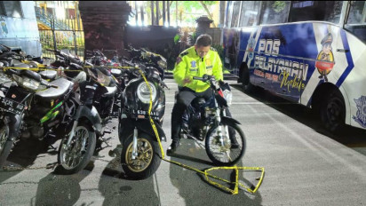 Ganggu Pengguna Jalan, Polresta Malang Obrak Abrik Aksi Balap Liar di Jalan Letjen S Parman