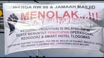 Tolak Prostitusi Online, Warga Kota Malang Tuntut 2 Hotel di Tlogomas Tutup