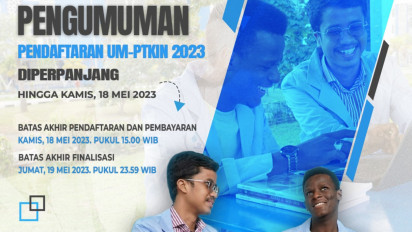 Kabar Gembira bagi Calon Mahasiswa! Pendaftaran UM-PTKIN 2023 Resmi Diperpanjang hingga 18 Mei 2023