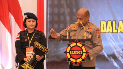 Rakernis Sat Brimob Polda Papua Fokus Mengamankan Tahapan Pemilu 2024