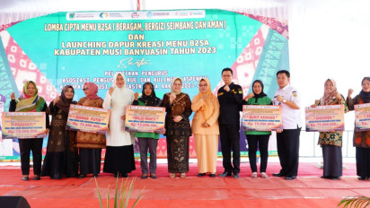 Pertama di Sumsel, Kabupaten Musi Banyuasin Launching Dapur Kreasi Menu B2SA