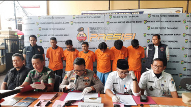 Aparat Polsek Metro Tamansari Ciduk Sindikat Curanmor Gunakan Senpi Asal Lampung