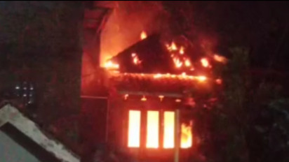 Kebakaran Hebat Landa Sebuah Rumah di Tasikmalaya Hingga Nyaris Ambruk, Kerugian Capai Puluhan Juta Rupiah