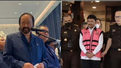 Buntut Johnny G Plate jadi Tersangka Korupsi, Surya Paloh Akui Berduka: Bukan Pertama Kali Terjadi di NasDem