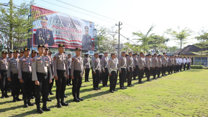 Peringatan Kenaikan Isa Al Masih, 36 Gereja di Demak Dijaga Ratusan Polisi