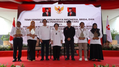 Resmikan Rumah Kaca Anggrek, Megawati Soekarnoputri: Nostalgia Sedikit, Saya kan Anak Presiden