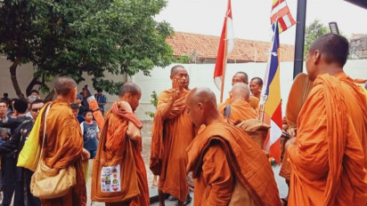 Jalan Kaki ke Borobudur, Biksu Thailand Salut Toleransi Beragama di Indonesia