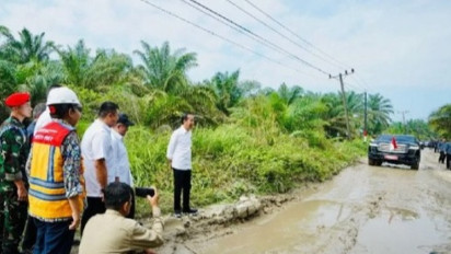 Jalan di Sumut Lebih “Hancur” dari Lampung? Mobil Jokowi Sampai Harus Putar Balik