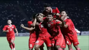 Selebrasi Timnas Indonesia U-22 di SEA Games 2023