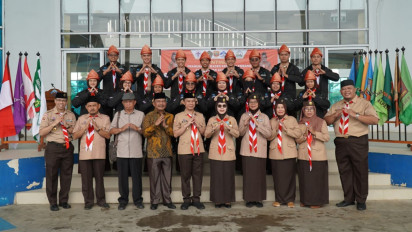 Rektor UIN Raden Fatah Palembang Melepas Kontingen Pramuka untuk Mengikuti PWN PTK XVI di IAIN Sultan Amai Gorontalo
