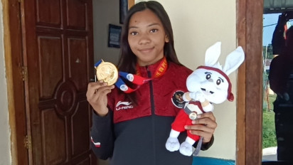 Pertama Ikut Sea Games, Gadis Asal Kabupaten Semarang Langsung Sabet Emas di Cabang Wushu