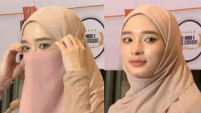 Di Depan Kamera Wartawan Inara Rusli Lepas Cadar, Ternyata Ini Alasan Istri Virgoun: Saya Pakai Karena Allah, Saya Lepas Karena…
