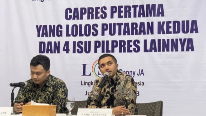 Survei LSI Denny JA: Prabowo Capres Pertama yang Lolos Putaran Kedua