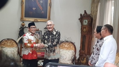 Cak Imin dan Petinggi PKB Sambangi Kediaman Wakil Presiden RI ke-6, Lakukan Pertemuan Tertutup