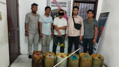 Nekat Curi Minyak Solar di Pelabuhan Pelindo untuk Beli Rokok, Seorang PNS Ditangkap Satuan Reskrim Polres Sibolga