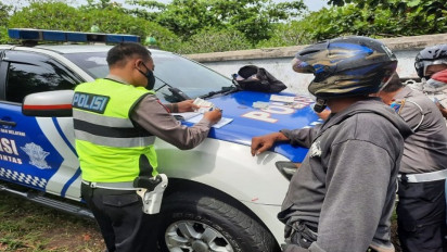 Instruksi Kapolri! Satlantas Polres Purworejo Berlakukan Kembali Tilang di Tempat