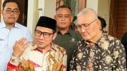 Safari Politik ke Try Sutrisno, Cak Imin Diberi Wejangan Soal Kondisi Indonesia yang Kini Mengarah Kebablasan Liberal 