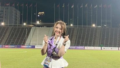 7 Potret Malita, Bidadari Kamboja yang Membawa Baki Medali Emas untuk Timnas Indonesia U-22 di SEA Games 2023