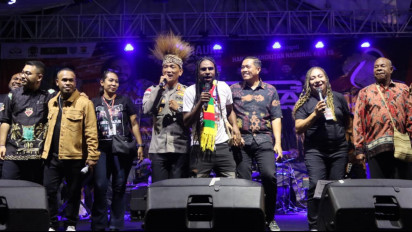 285 Personel Gabungan Aparat Amankan Big Reggae Party di Monumen Kapsul Waktu Merauke