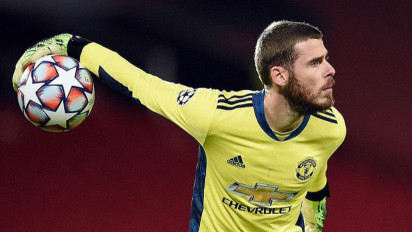 Kiper Manchester United David de Gea Berhasil Raih Penghargaan Sarung Tangan Emas Liga Premier Inggris