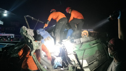 Kecelakaan Beruntun 6 Kendaraan di Jalan Parakan-Kertek KM 12, Dua Orang Dilaporkan Meninggal Dunia