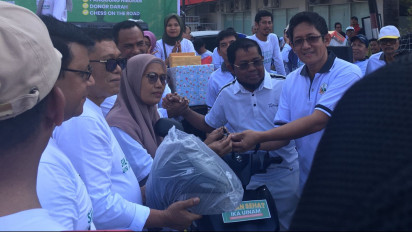 Doorprize Kapolri Semarakkan Jalan Sehat IKA UINAM