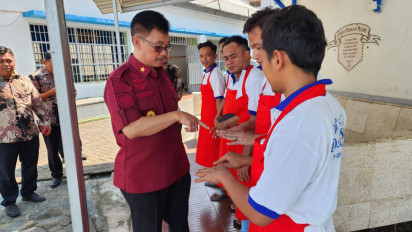 Pastikan Lapas Sidoarjo Kondusif, Kadivpas Kemenkumham Jatim Lakukan Sidak
