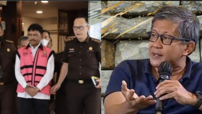 Soal Johnny G Plate jadi Tersangka Korupsi, Rocky Gerung Sentil Perselisihan NasDem dengan Presiden Jokowi
