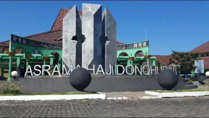 Inilah Tahapan Jemaah Calon Haji saat Berada di Embarkasi Solo