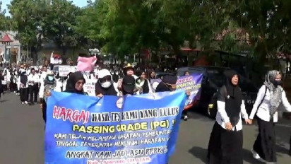 727 Guru di Lampung Selatan Demo di Depan Gedung DPRD, Tuntut Buka Formasi Guru P3K