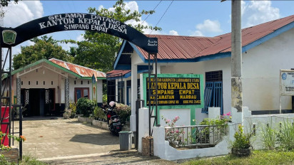 3 Periode Menjabat, Infrastruktur Jalan Desa Simpang Empat Labura Tidak Dibangun, Kemana Dana Desanya?