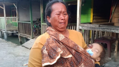 Tak Punya Biaya untuk Berobat, Seorang Ibu asal Batu Bara Hanya Bisa Menangis Melihat Kondisi Balitanya