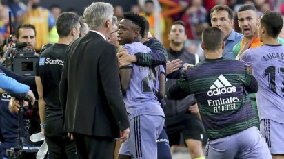 Terbukti Dapat Tindakan Rasial Saat Hadapi Valencia, Kartu Merah Vinicius Jr Dicabut