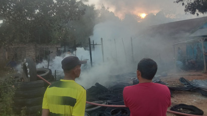 Bengkel Tambal Ban di Jambi Hangus Terbakar, Kerugian Mencapai Ratusan Juta Rupiah