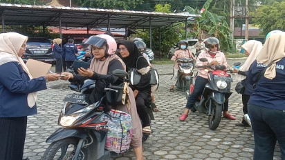Tingkat Kepatuhan Taat Pajak Kendaraan Masih Rendah, UPTD SAMSAT Jaring Ratusan Kendaraan Roda Dua dan Empat di Karimun