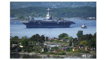 Kapal Induk AS Tiba di Norwegia untuk Latihan