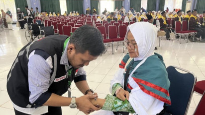 Jamaah Kloter 5 Embarkasi Batam Sudah Masuk Asrama Haji