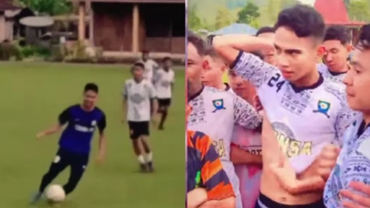 Pulang Kampung, Marselino Ferdinan Main Tarkam, 11 Pemain Lokal Kerepotan Hadapi Eks Gelandang Persebaya Itu
            - galeri foto